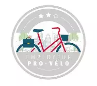 Badge Employeur Pro Vélo niveau Argent
